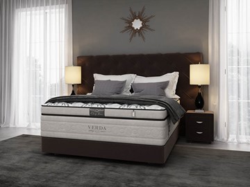 Спальная кровать Style/Podium M 160х200, Флок (Велсофт Спелая слива) в Ангарске