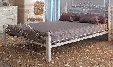 Кровать 2-спальная Фортуна 1, 1600, белый/белый в Братске