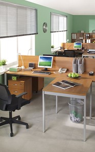 Комплект офисной мебели Формула МП2 (ольха европейская) в Ангарске