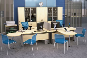 Мебель для персонала Boston для 2 сотрудников по работе с клиентами в Иркутске