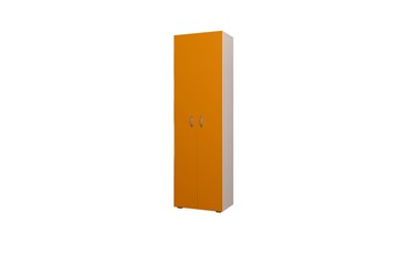 Детский двухдверный шкаф 600 ДО Млечный дуб, Оранжевый в Братске