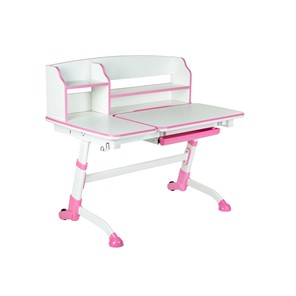 Детский стол-трансформер Amare II Pink с надстройкой в Братске