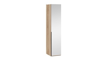Шкаф для белья с 1 зеркальной дверью Порто (580) СМ-393.07.002 (Яблоня Беллуно/Графит) в Братске
