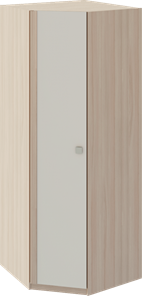 Шкаф угловой Глэдис М21 (Шимо светлый/Белый текстурный) в Ангарске
