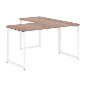 Письменный стол угловой левый XTEN-Q Дуб-сонома- белый XQCT 1415 (L) (1400х1500х750) в Иркутске