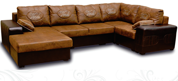 П-образный диван Плаза 405х210 в Ангарске