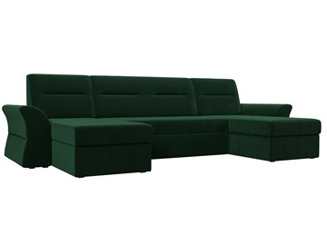 П-образный диван Клайд, Зеленый (Велюр) в Братске