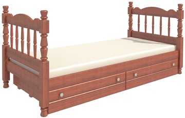Кровать детская Алёнка (Орех) с основанием в Братске