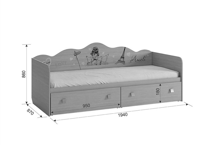 Детская кровать-софа Амели в Братске - изображение 2