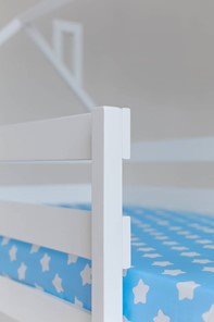 Детская двухъярусная кровать Домик, цвет белый в Ангарске - предосмотр 3