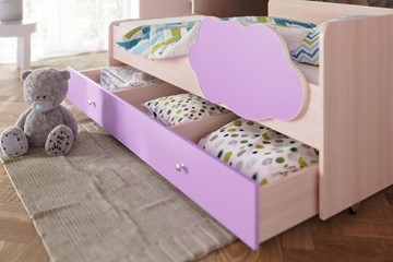 Детская двухъярусная кровать Соник 1.6 с ящиком, Лайм в Ангарске - предосмотр 1