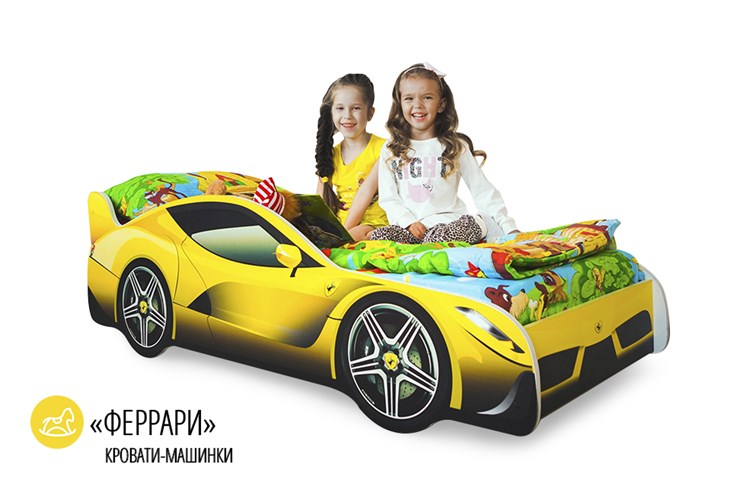 Детская кровать-машина Ferrari в Ангарске - изображение 1