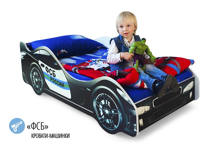 Кровать-машина в детскую ФСБ в Ангарске - изображение 1