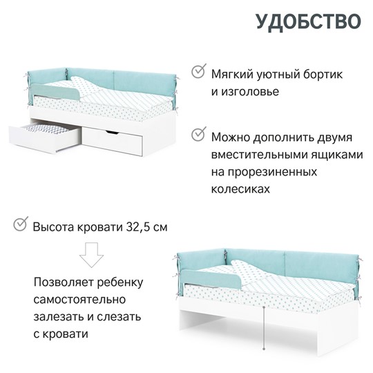 Мягкая кровать Denvas, эвкалипт в Ангарске - изображение 14