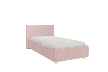 Детская кровать 0.9 Бест, нежно-розовый (велюр) в Ангарске