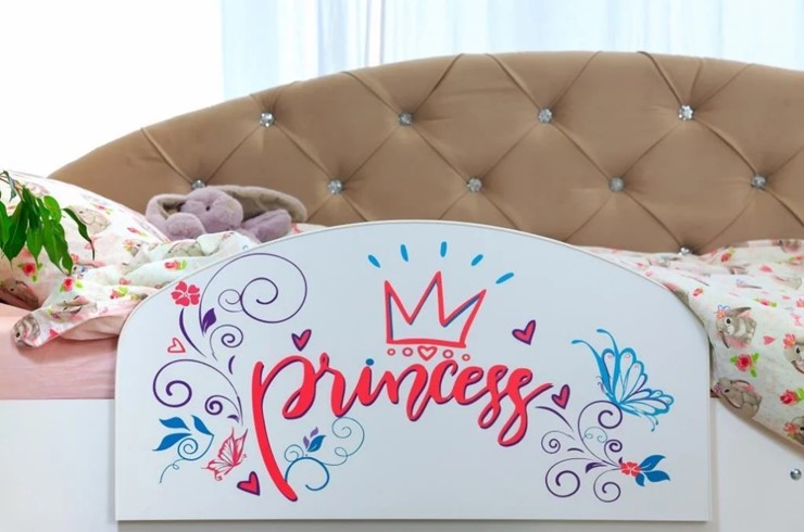 Кровать с ящиками Эльза с бортиком, Розовый (латы) в Ангарске - изображение 3