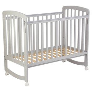 Кроватка для новорожденных POLINI Kids Simple 304 Серый в Ангарске