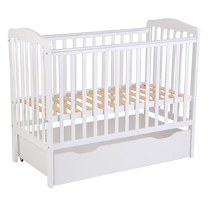 Кроватка для новорожденных POLINI Kids Simple 310-01 Белый в Ангарске