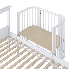Приставная кровать POLINI Kids Simple 105 Белый в Братске - предосмотр 2
