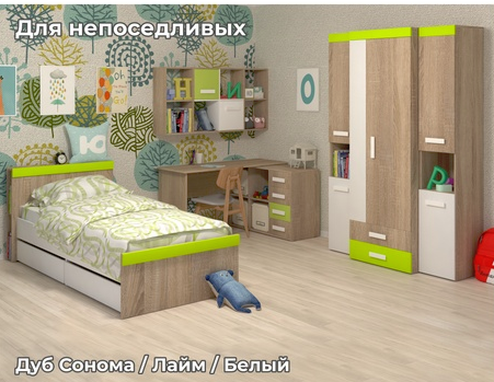 Детский модульный гарнитур Юниор №3 в Ангарске - изображение
