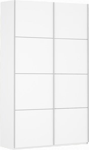 Шкаф Прайм (ДСП/ДСП) 1600x570x2300, белый снег в Ангарске - предосмотр