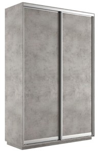 Шкаф 2-х дверный Экспресс (ДСП) 1400х450х2200, бетон в Ангарске