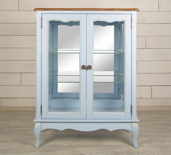 Шкаф распашной Leontina для посуды (ST9318B) Голубой в Ангарске - изображение 2