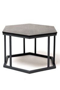 Интерьерный стол Женева  цвет серый гранит  RC658-50-50-4sis в Ангарске - предосмотр