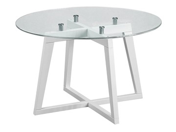 Стеклянный столик Рилле-445 (белый) в Ангарске - предосмотр