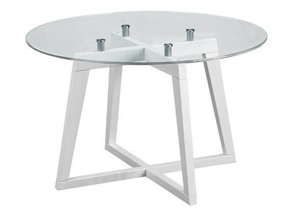 Стеклянный столик Рилле-445 (белый) в Ангарске - изображение