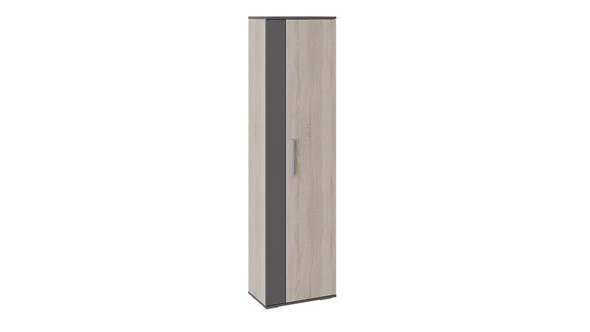 Шкаф двухдверный Нуар (Фон серый/Дуб сонома) в Ангарске - изображение