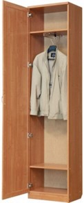 Шкаф-пенал 107 с выдвижной штангой, цвет Дуб Сонома в Братске - предосмотр 1