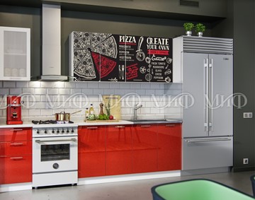 Кухонный гарнитур фотопечать Пицца 2,0 в Ангарске