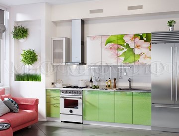 Кухонный гарнитур фотопечать Яблоневый цвет 2,0 в Ангарске