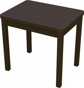 Кухонный раздвижной стол Бари дерево №8 (стекло коричневое/венге) в Ангарске - предосмотр