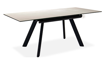 Кухонный стол раздвижной Бордо 1CQ 140х85 (Oxide Avorio/Графит) в Ангарске - предосмотр 1