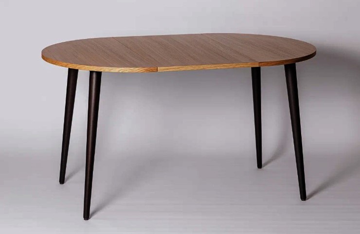 Кухонный стол круглый Шпон Дуба д. 100 см МДФ в Ангарске - изображение 13
