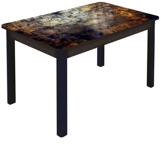 Кухонный раскладной стол Гамбург Мини, ноги метал. крашеные №23 (Exclusive h103/венге) в Братске