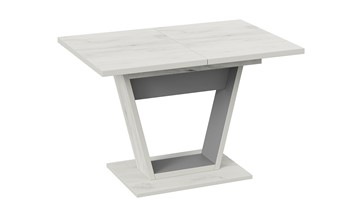 Раздвижной стол Гавана тип 1 (Дуб крафт белый/Серый графит) в Ангарске - предосмотр 2