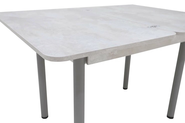 Кухонный раздвижной стол Прайм-3Р, Цемент светлый в Братске - изображение 3