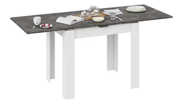 Кухонный раскладной стол Промо тип 3 (Белый/Ателье темный) в Ангарске - предосмотр 3
