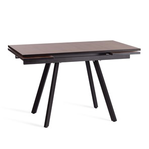 Раздвижной стол VIGO ЛДСП/HPL/металл,120x80x30х30х75 см, Дуб Вотан/чёрный арт.20622 в Ангарске