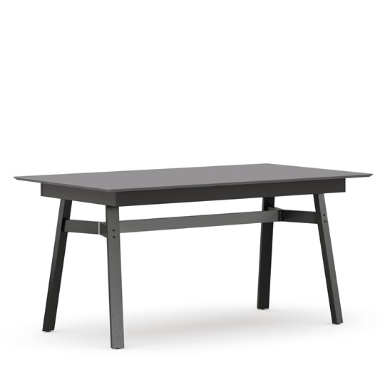 Обеденный стол 1600 Элиот ЛД 414.100.000, Оникс Серый/Чёрный в Братске - изображение 1