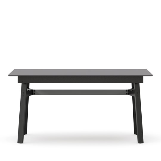 Обеденный стол 1600 Элиот ЛД 414.100.000, Оникс Серый/Чёрный в Братске - изображение 2