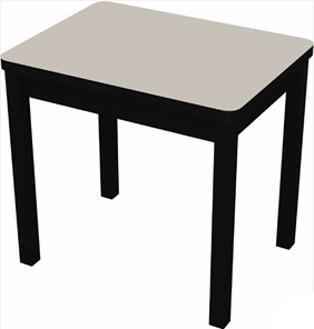 Кухонный стол раздвижной Бари дерево №8 (стекло белое/черный) в Ангарске - предосмотр