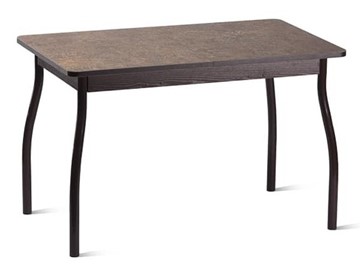 Кухонный стол Орион.4 1200, Пластик Урбан коричневый/Коричневый в Ангарске