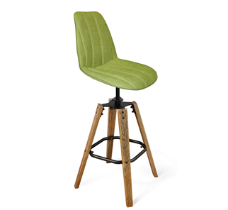 Барный стул SHT-ST29-C1/S93 (оливковый/брашированный коричневый/черный муар) в Ангарске