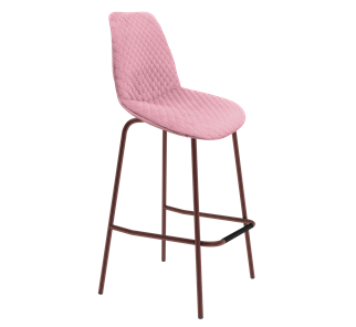 Барный стул SHT-ST29-С22 / SHT-S29P (розовый зефир/медный металлик) в Ангарске
