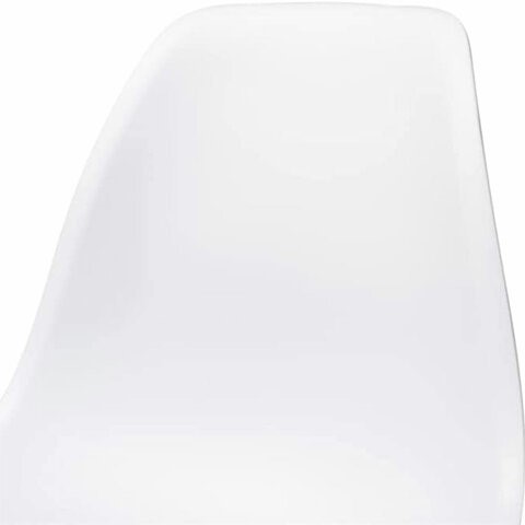Комплект обеденных стульев 4 шт. BRABIX "Eames CF-010", пластик белый, опоры дерево/металл, 532630, 2033A в Ангарске - изображение 15