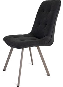 Обеденный стул Бакарди, ноги мокко прямоугольные 1-Q3015/велюр T180 Горький шоколад в Ангарске - предосмотр